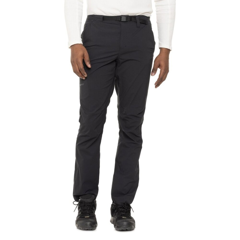 Marmot Men's Arch Rock Pants Black Size UPF 50 Size 38 Straight Leg Nylon